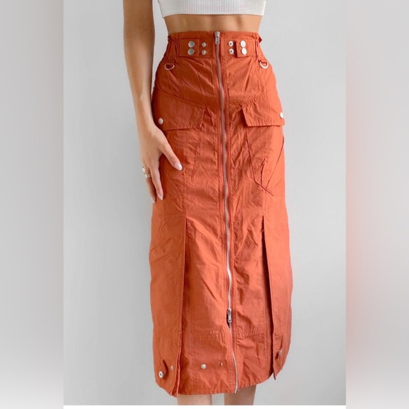 Free People Rory Techie Midi Skirt - Picture 3 of 5